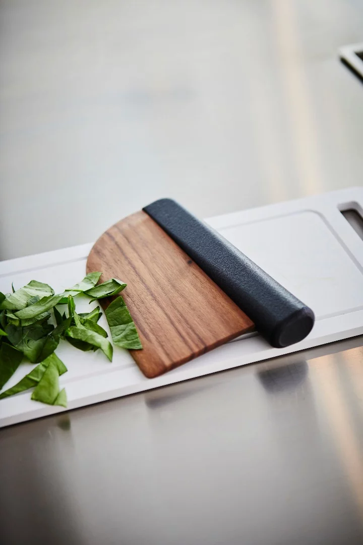 Simply called Knife, this stylish kitchen tool is also going to be a bit safer for kids than your run-of-the-mill steel blade