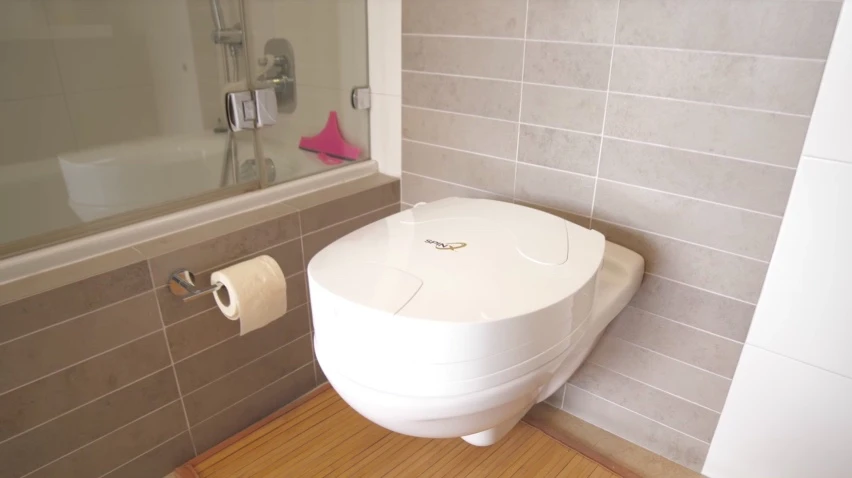 The SpinX is claimed to fit most toilets