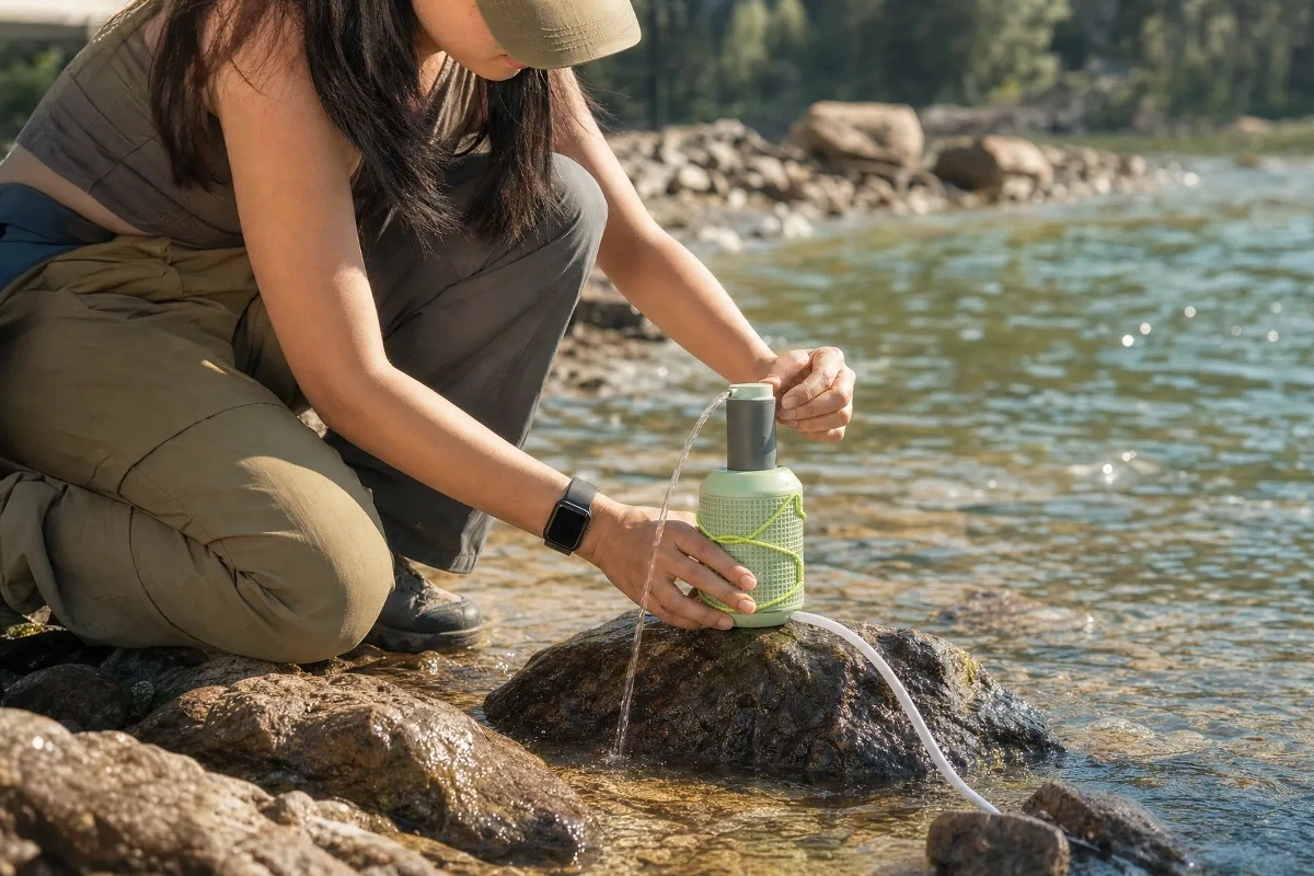 Purifying water outdoors just got a whole lot easier