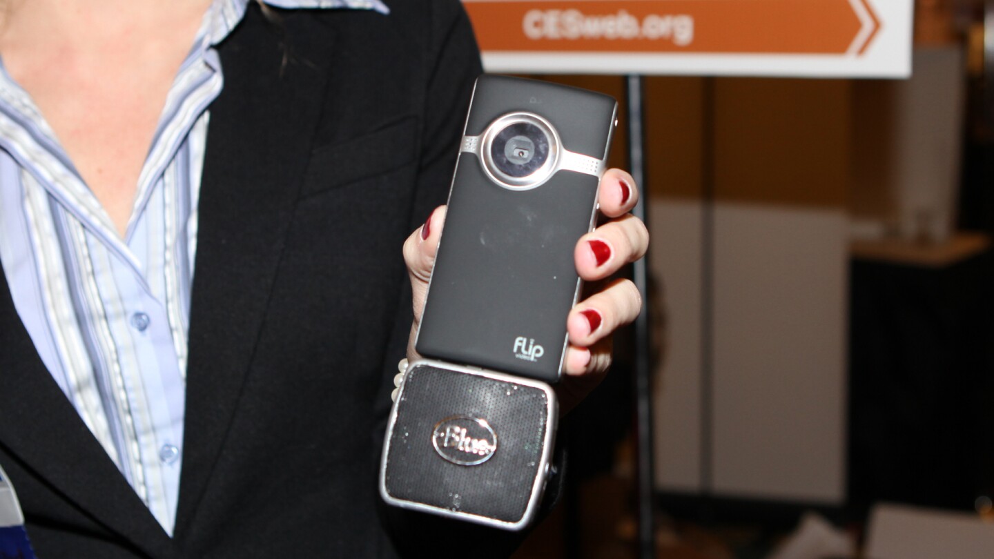 Mikey for Flip connects to all FlipPort-enabled Flip video cameras and features Blue Microphones’ capsules