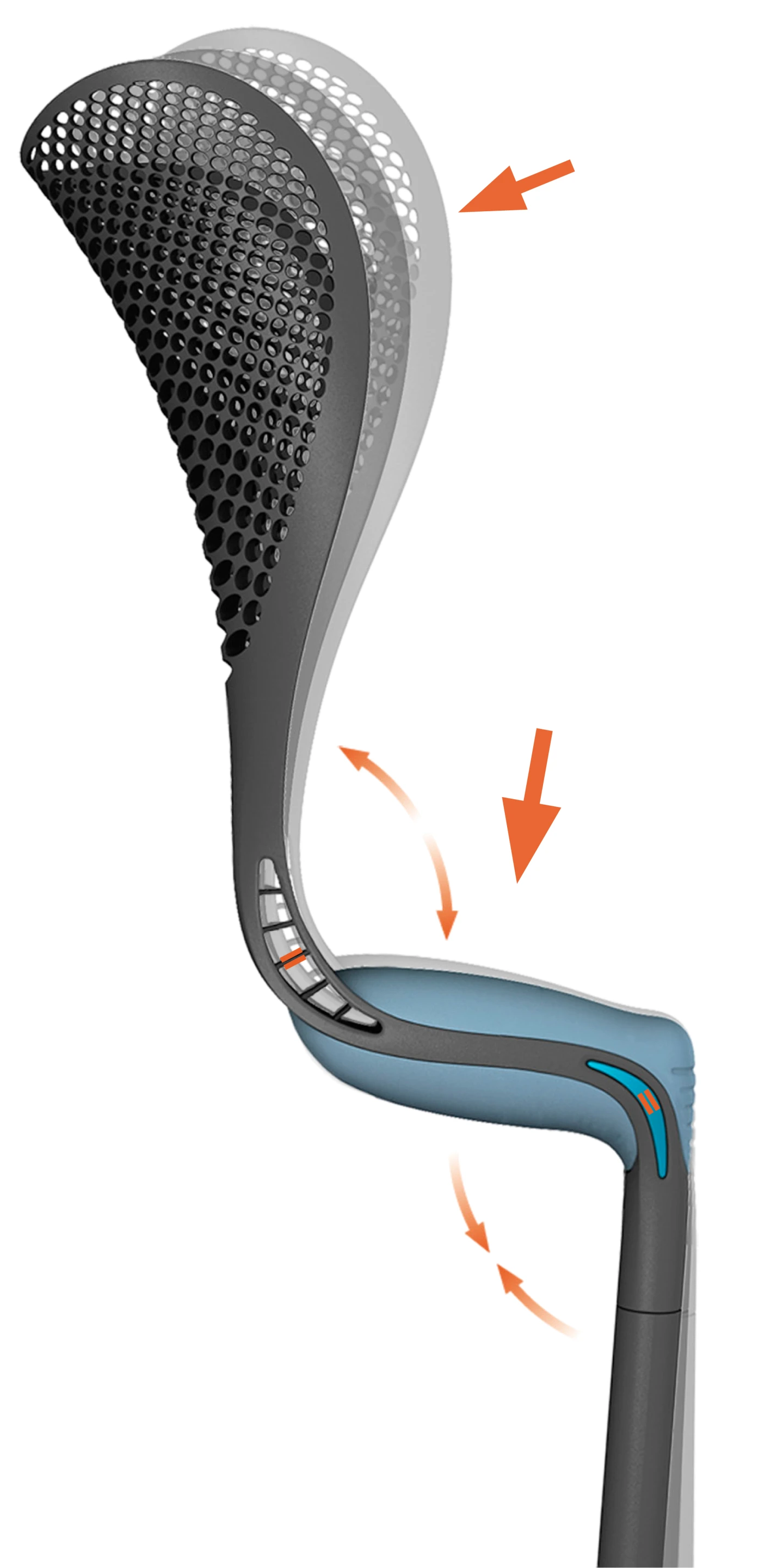 Agil also features shock absorbent technology