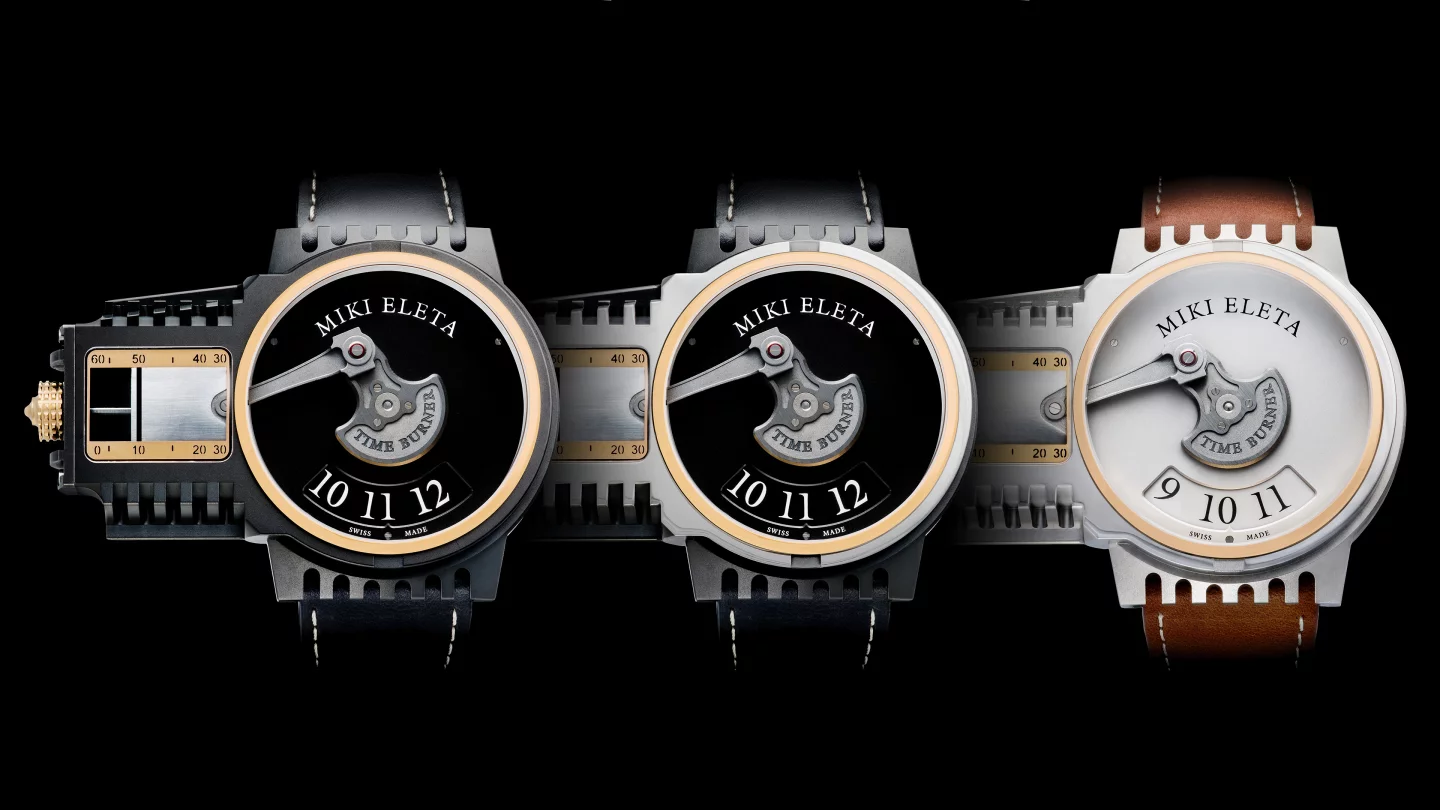 The Timeburner is available in three color variations, each limited to 99 pieces. There's no official word yet on pricing