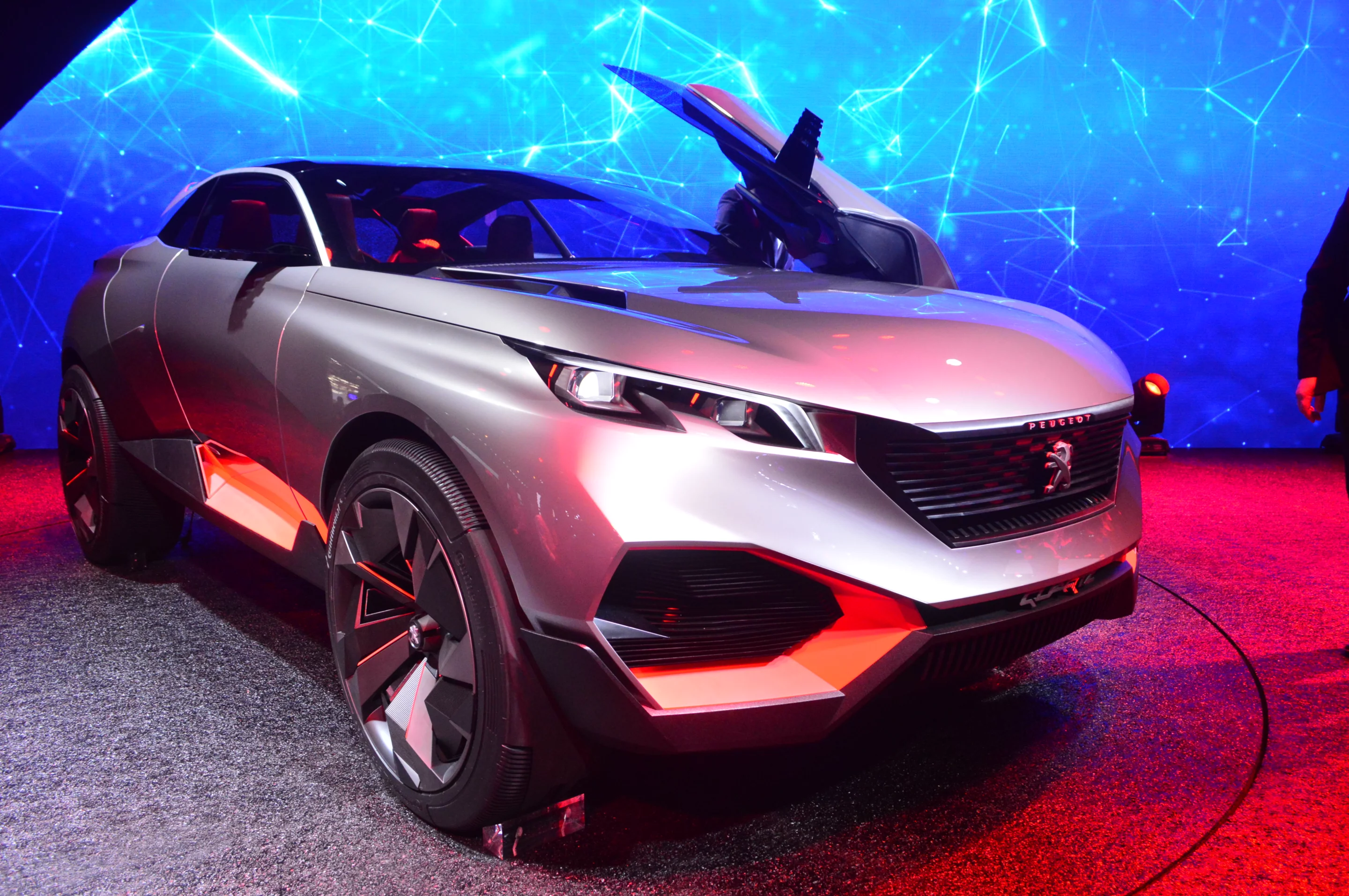 The Peugeot QUARTZ concept makes its debut in Paris (Photo: C.C. Weiss/Gizmag)