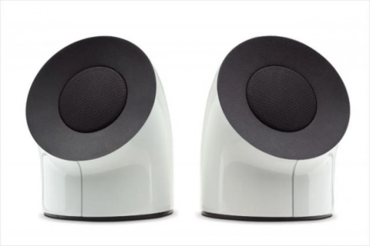 The LaCie FireWire speaker system for personal computers