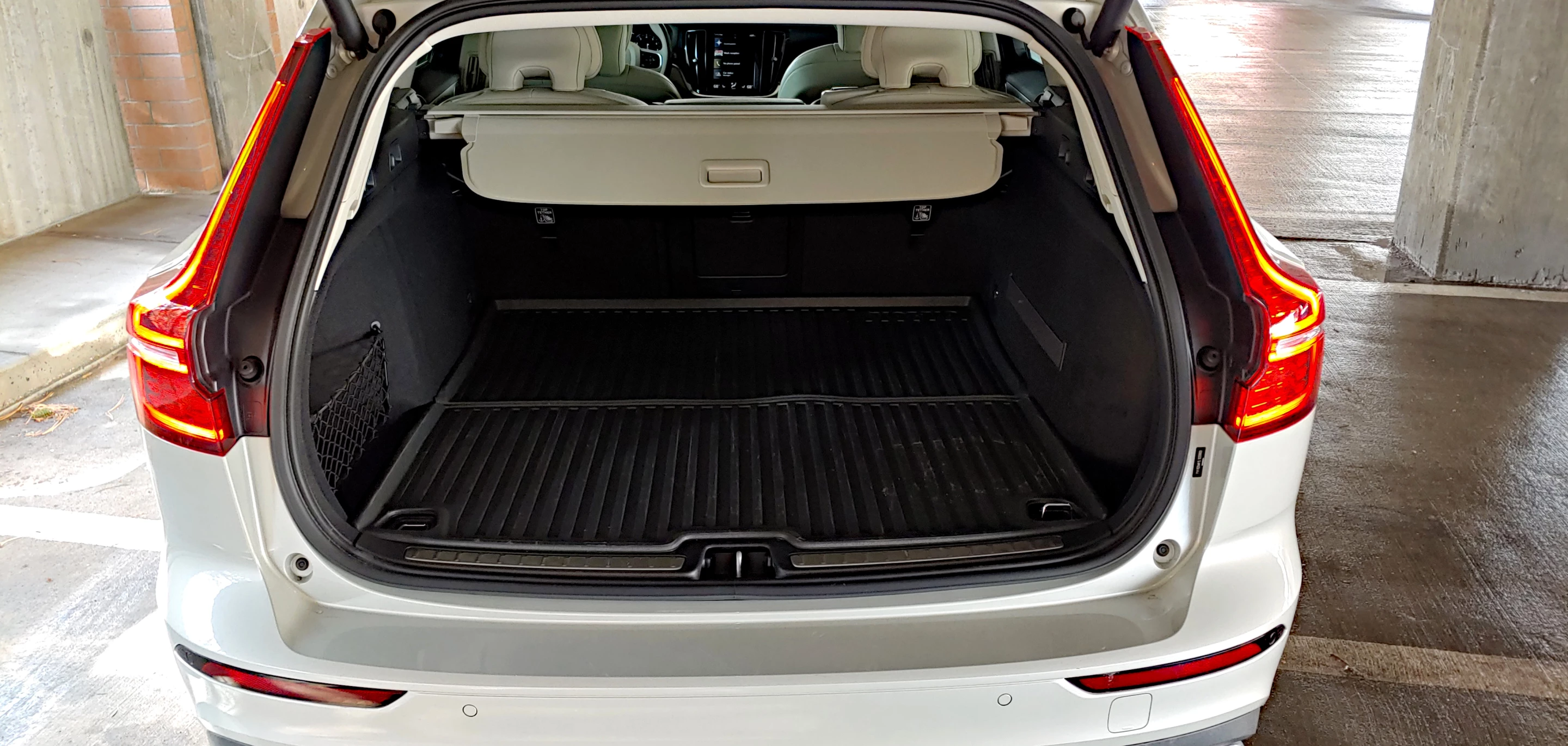 Cargo space in the 2020 V60 is huge, standing at 23.2 cubic feet