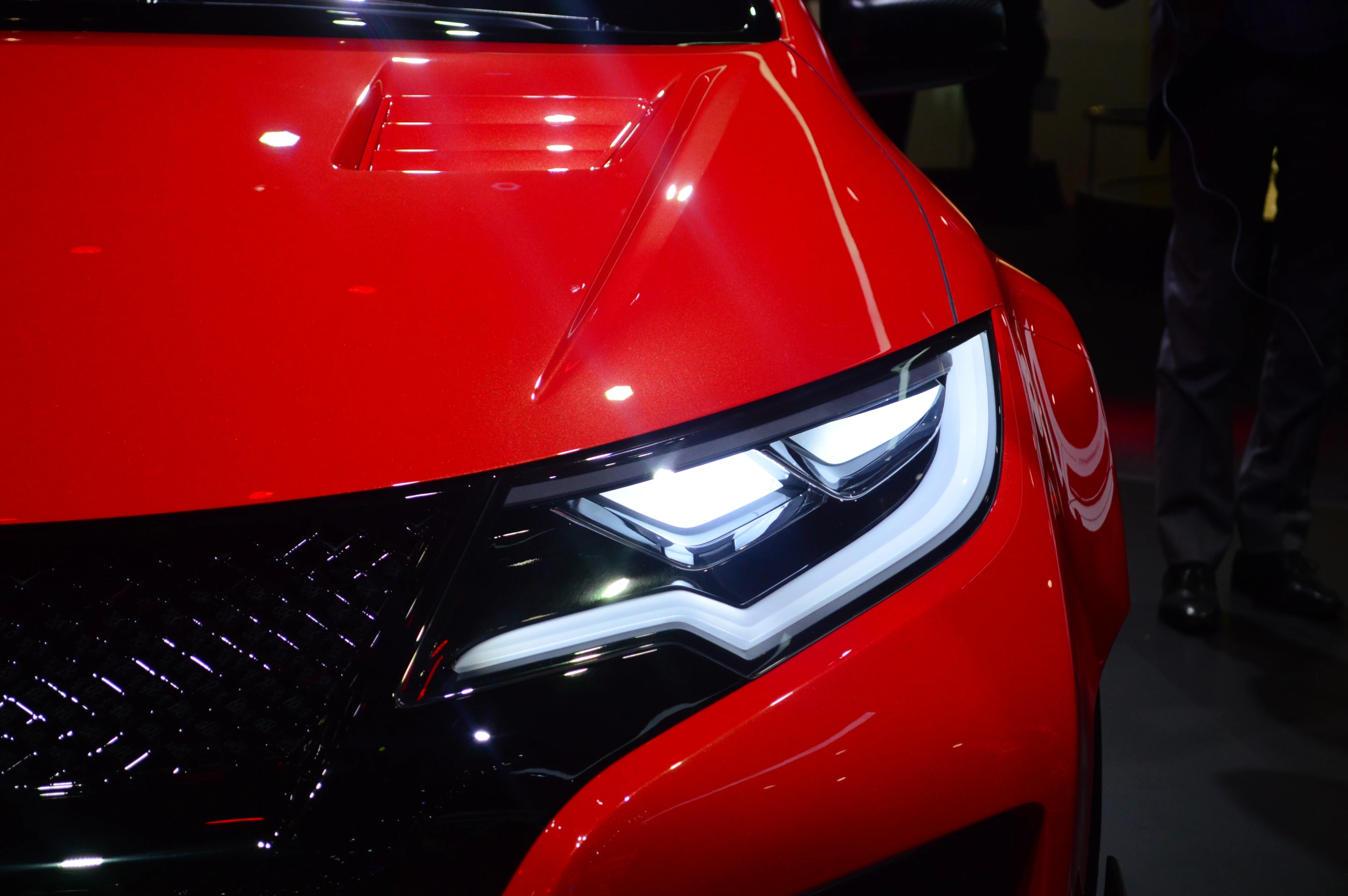 The Honda Civic Type R Concept at the Geneva Motor Show