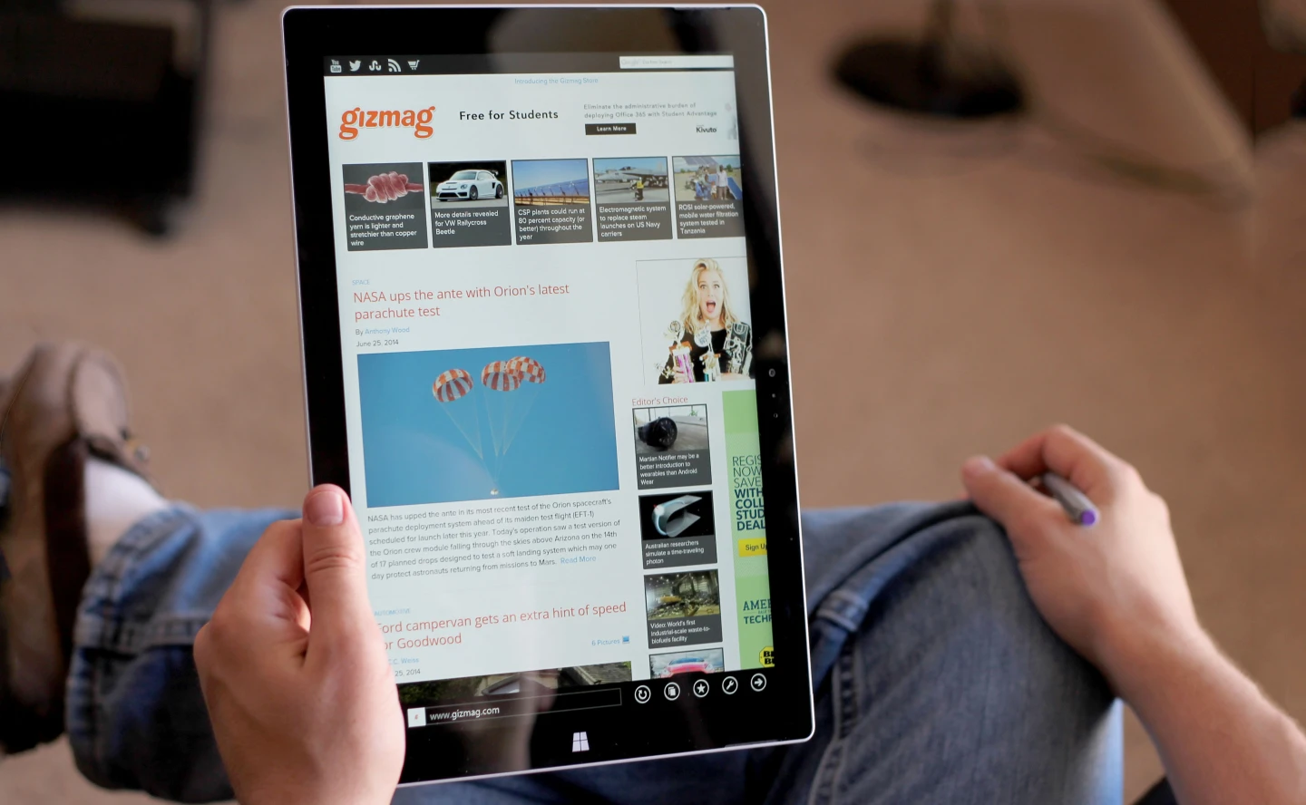 The new 3:2 aspect ratio makes the Surface finally usable in portrait mode