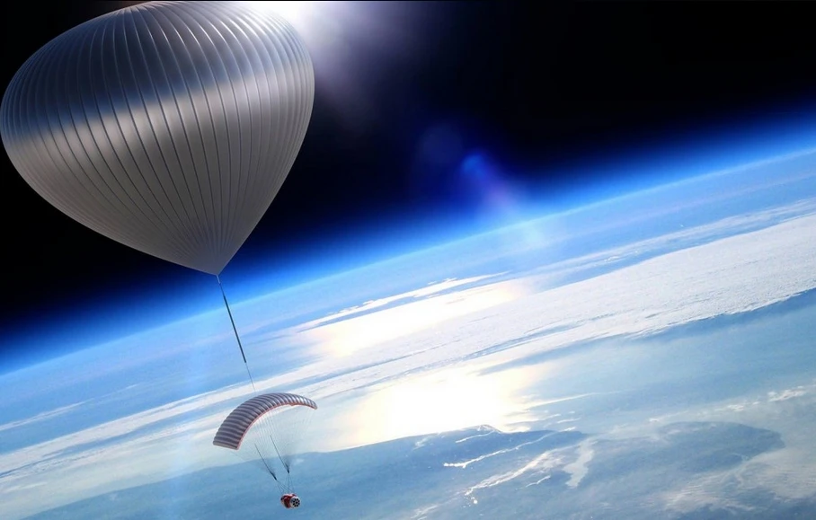 After the balloon is cut out, the passengers will briefly experience a moment of weightlessness (Image: World View Enterprises)