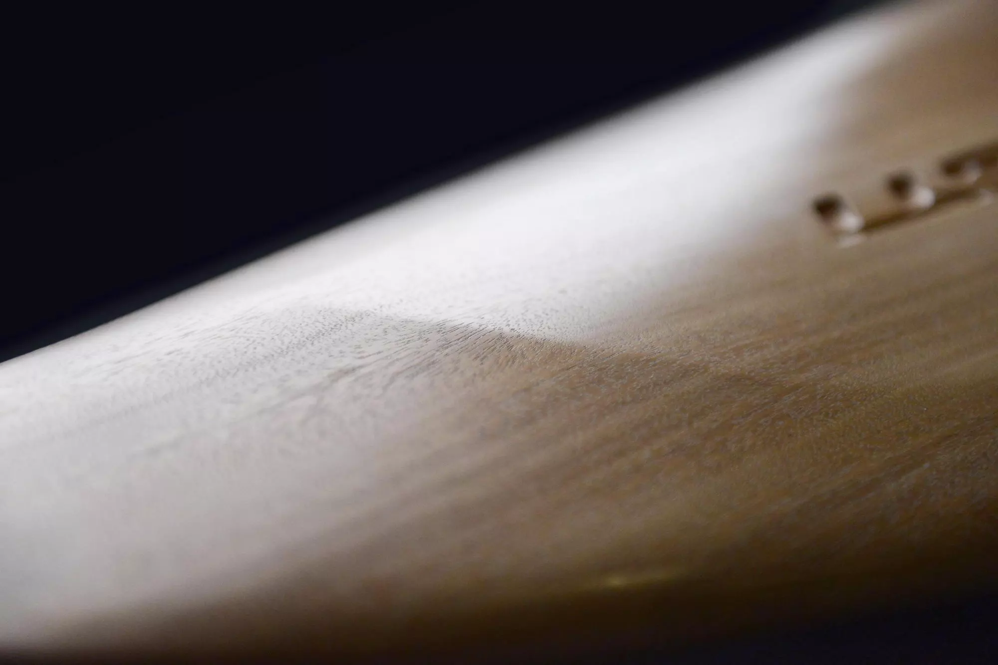 A close-up view of the wood grain