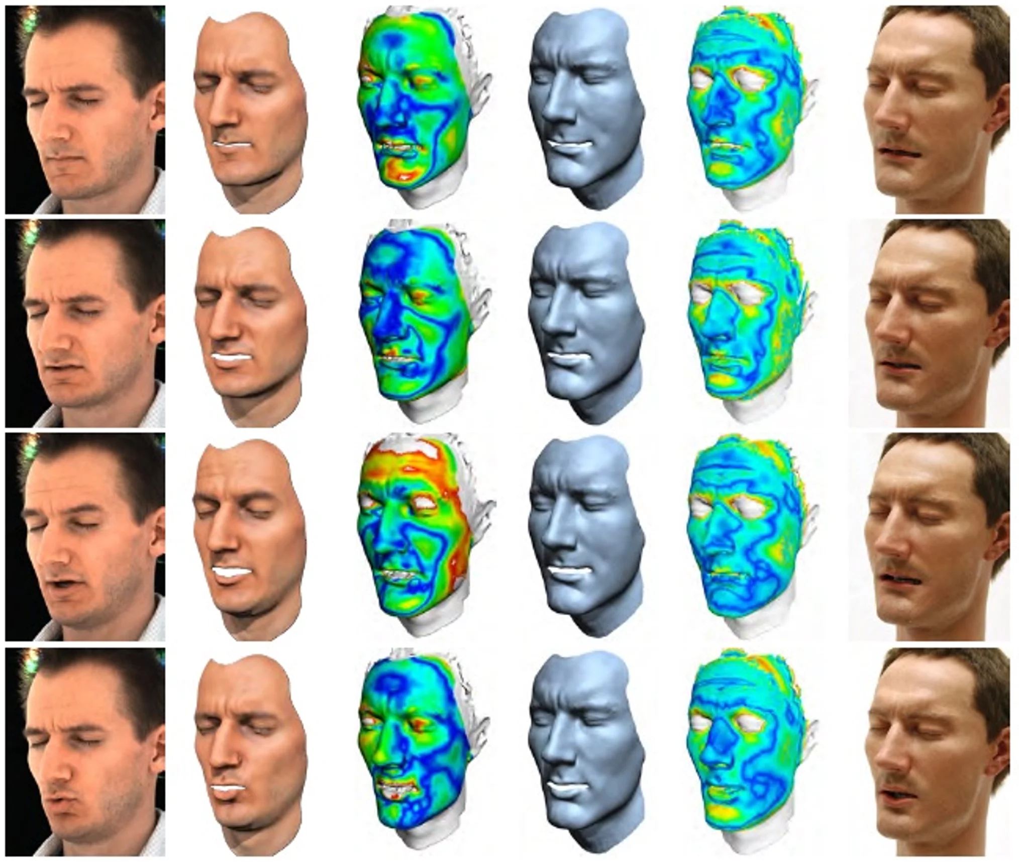 Face cloning: steps in modeling the digital face and the final result in silicone (Image: Disney)