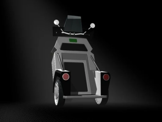Xtremegreen's three-wheeled Police Mobility Vehicle