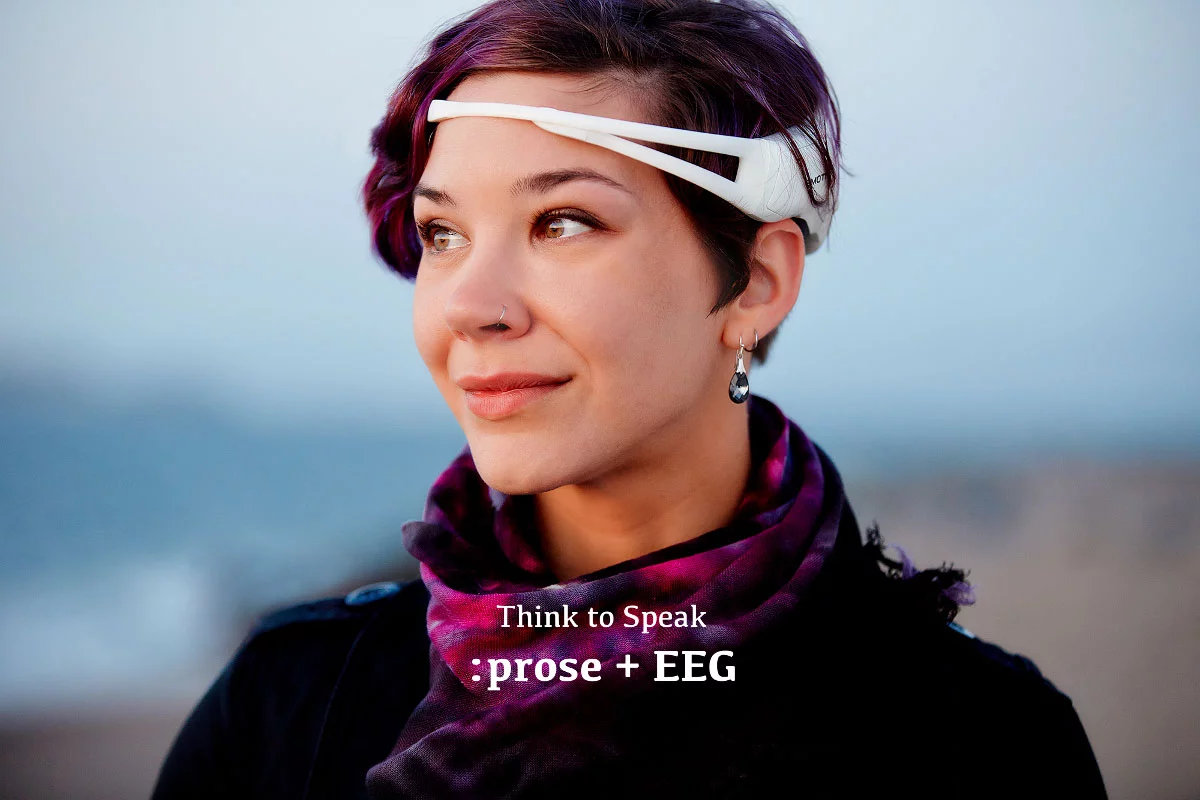 The Emotiv EEG headset and a companion app combine to turn thoughts into speech