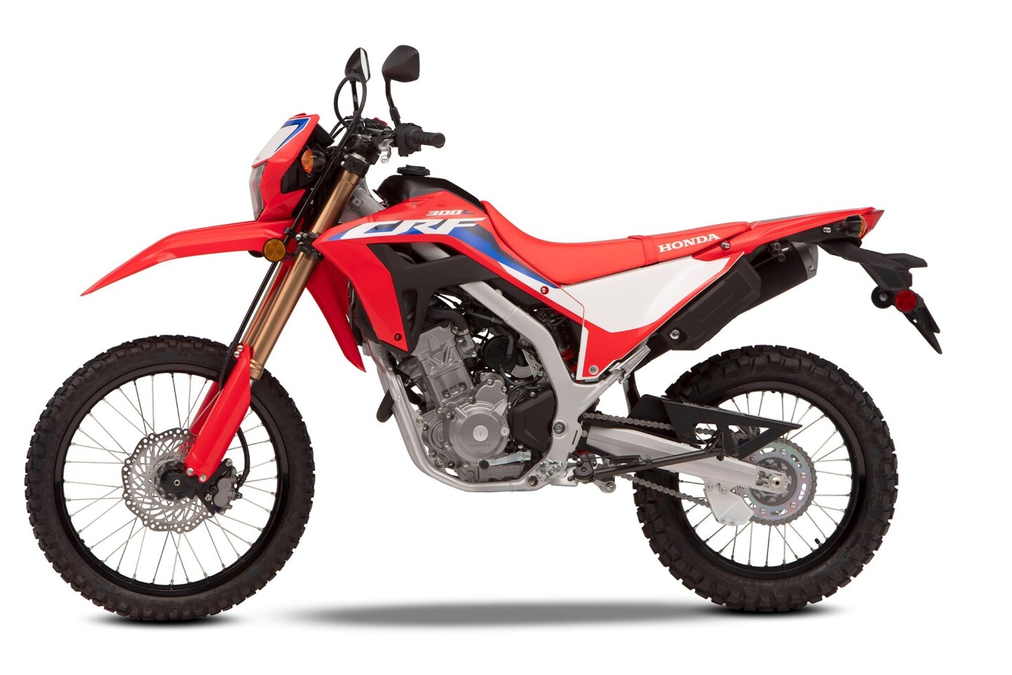 The 2021 Honda CRF300L is lightweight, simple and looks just like the CRF450R racer