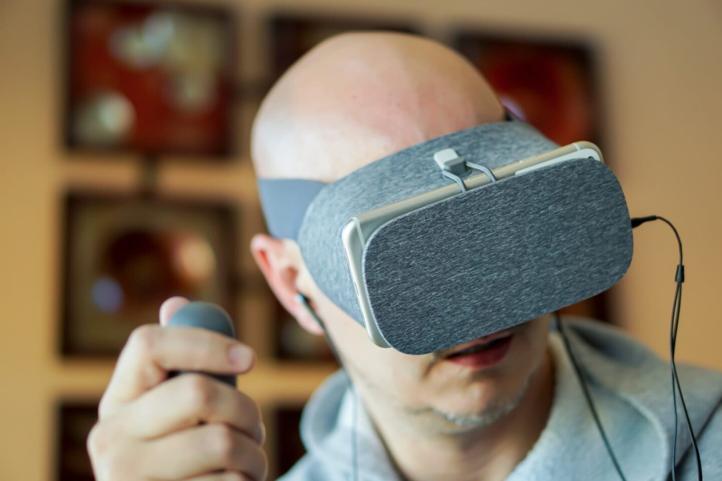 Wearing Google Daydream