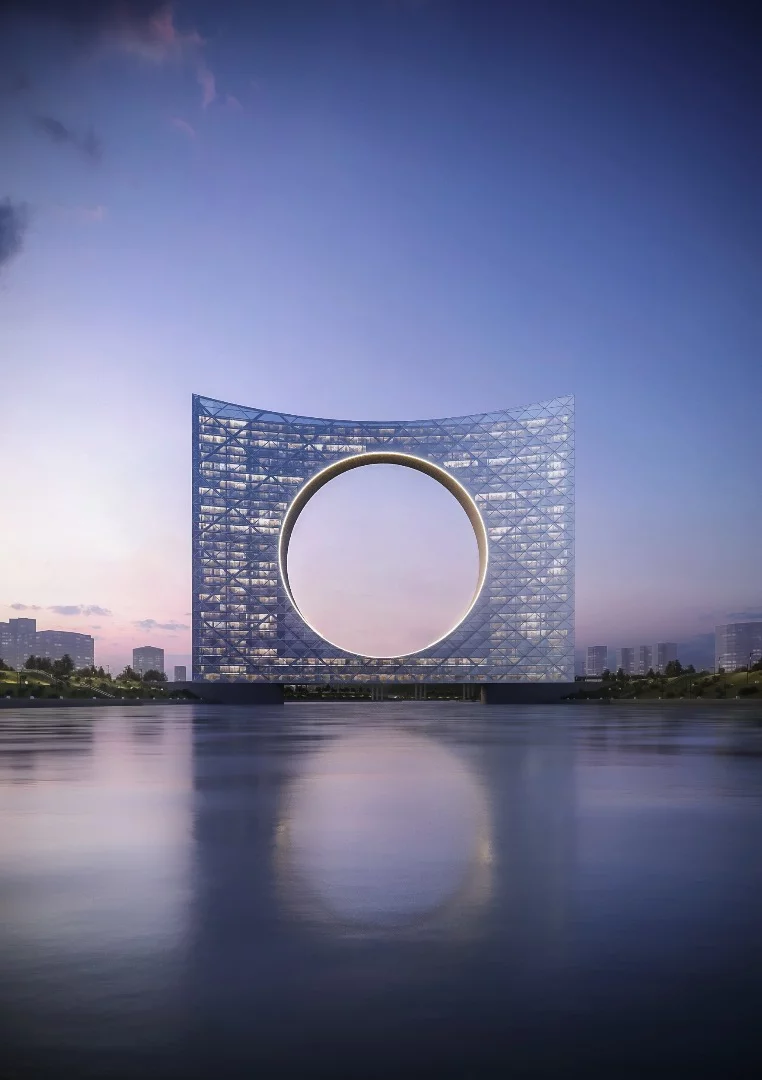 The Tower of the Sun is an eye-catching concept envisioned for Astana, Kazakhstan