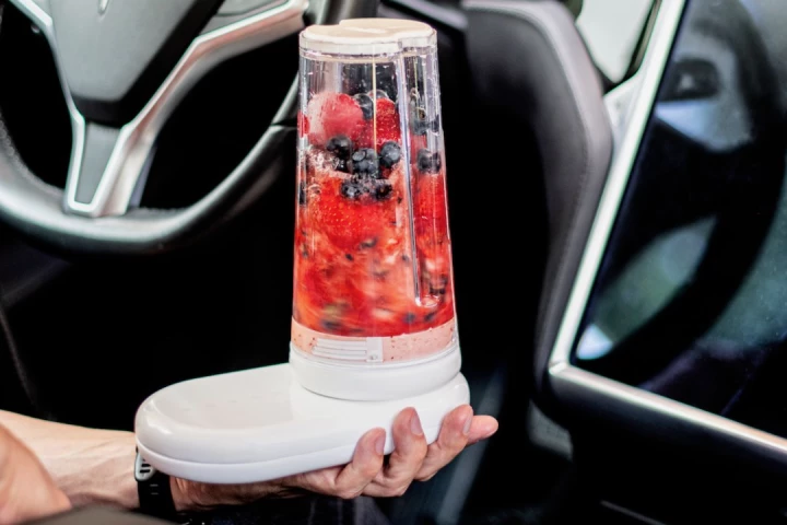 Because it's battery-powered, lightweight and compact, the millo air can be used outside of the home (although obviously not while driving)