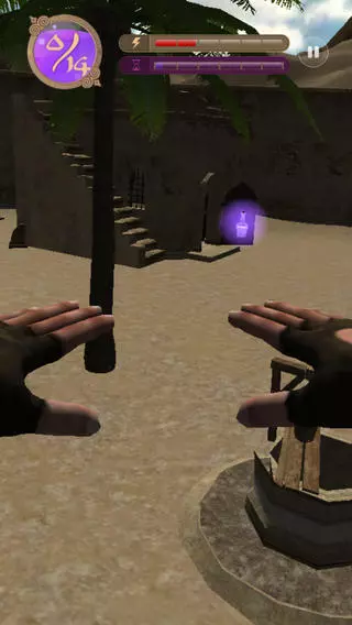 Users will have to steer their character towards the bottle using only head movements (Photo: Umoove)