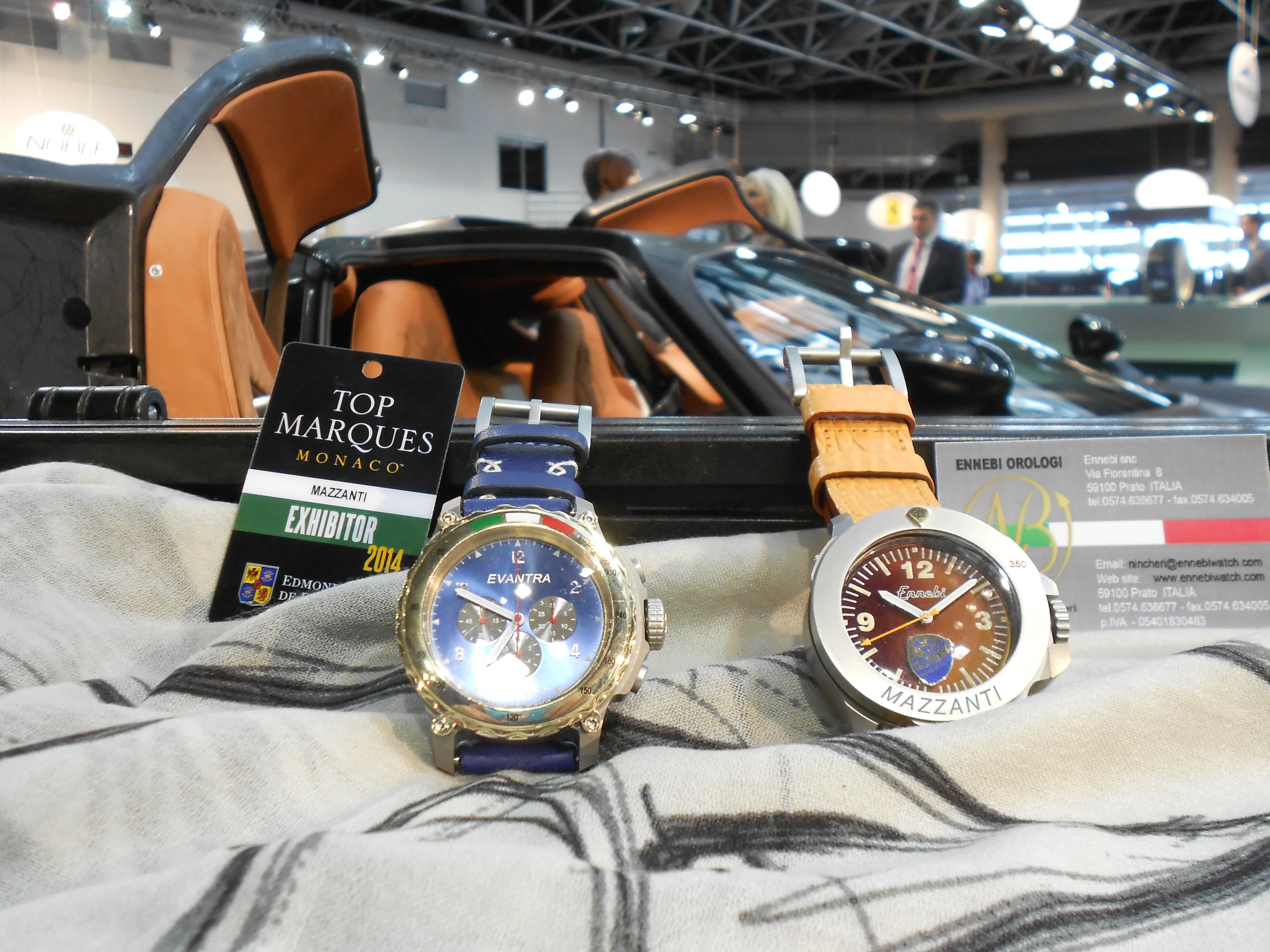 Mazzanti-badged timepieces at Top Marques Monaco 2014