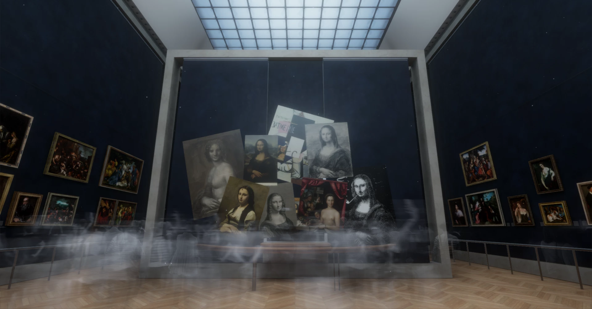 The Mona Lisa: Beyond the Glass VR experience is being held as part of a major da Vinci exhibition at the Musée du Louvre in Paris