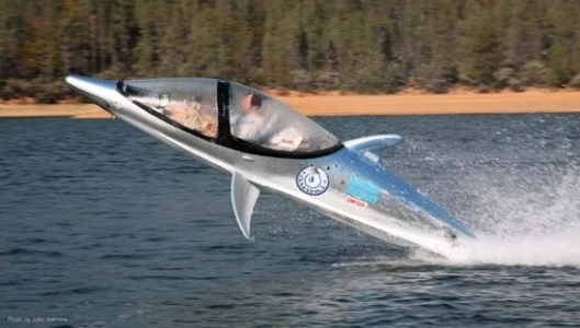 The Seabreacher not only looks like a dolphin, it can dive and jump like one, too
