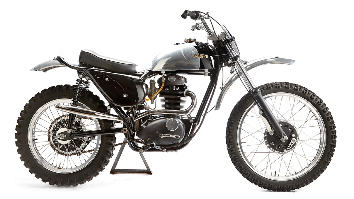 The last model of BSA’s 500cc motocross bikes, the B50MX was based on the successful B44 Victor but with a full 500c engine. Estimate: NZD$8,000 to 12,000 (US$5,000 to $7,500)