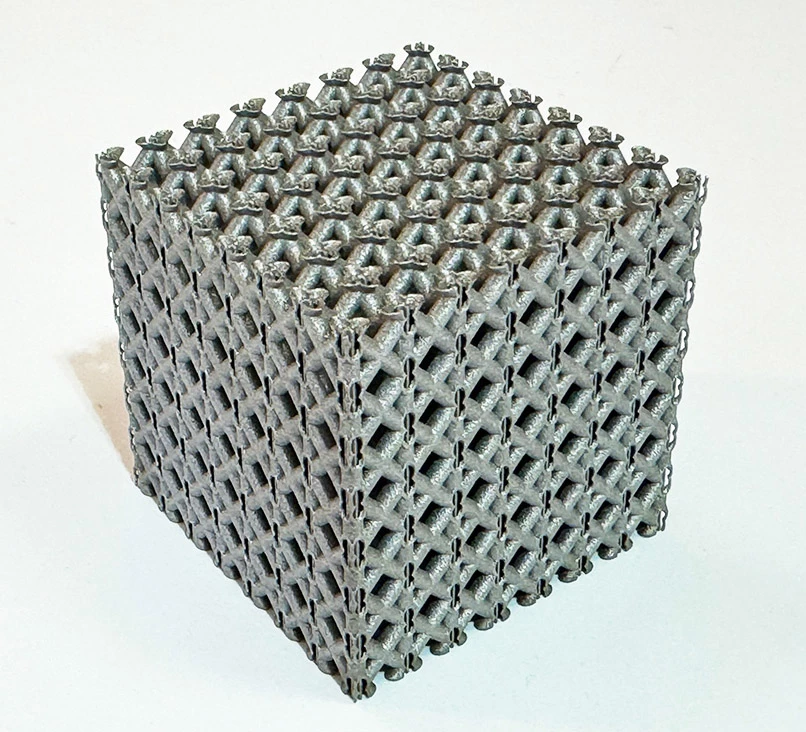 You can see the cross-section reinforcements through the gaps at the edges