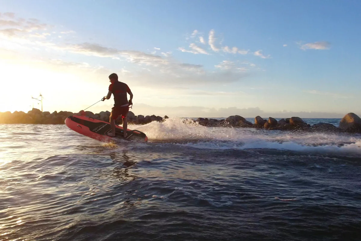 Lampuga has launched a refreshed line of jet-driven surfboards, revealing faster rides and a handy battery swapping system to keep you on the move