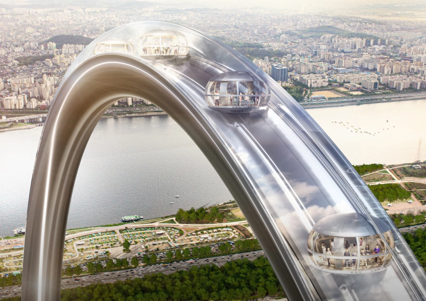 The Seoul Ring will host up to 1,474 passengers per hour