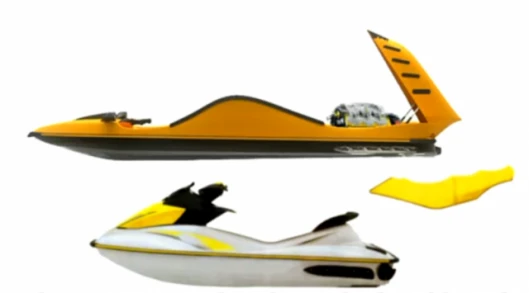 The body board / Jet Ski hybrid design concept
