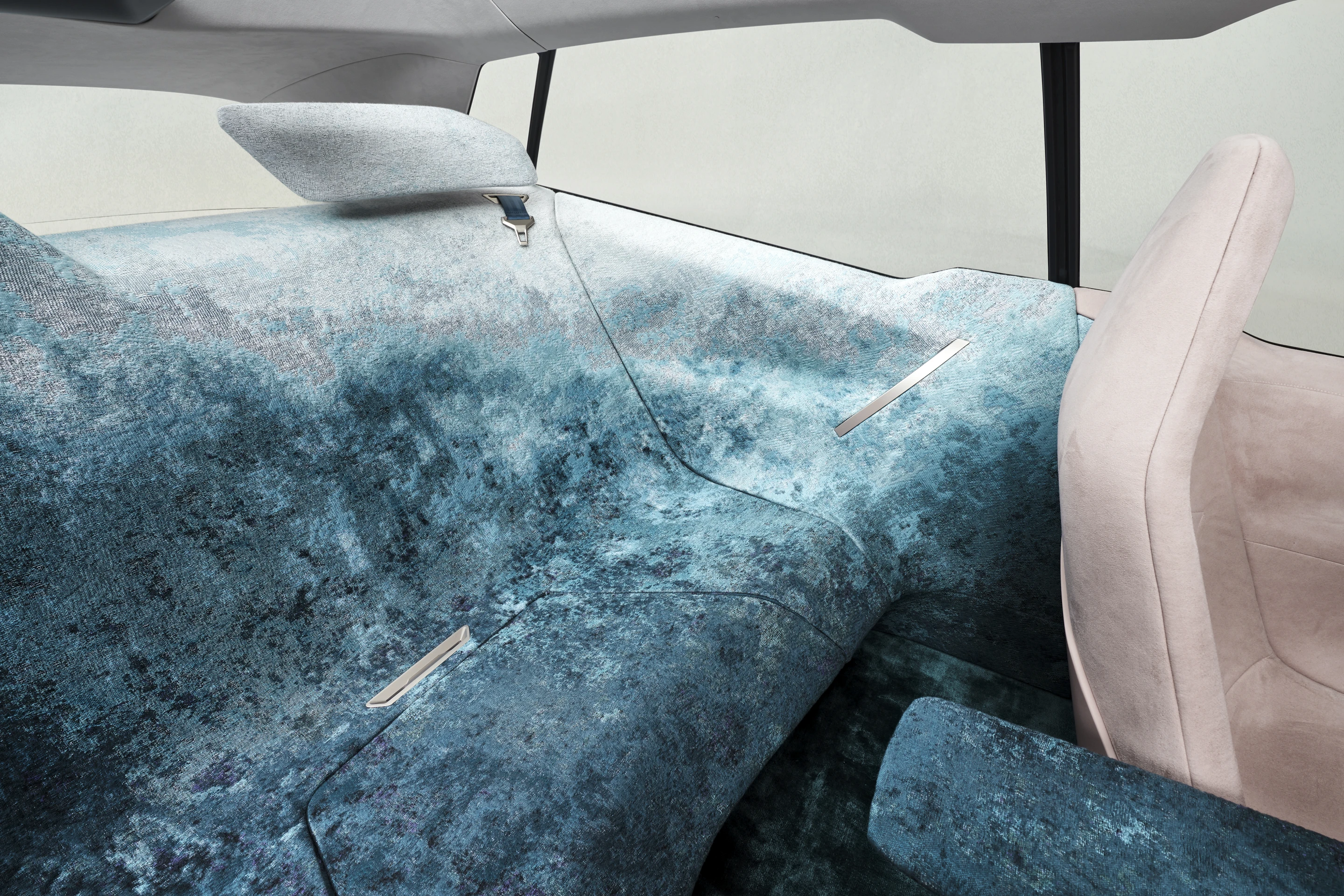 BMW calls this color "petrol" as a hint towards the hose-cutting qualities of this EV concept