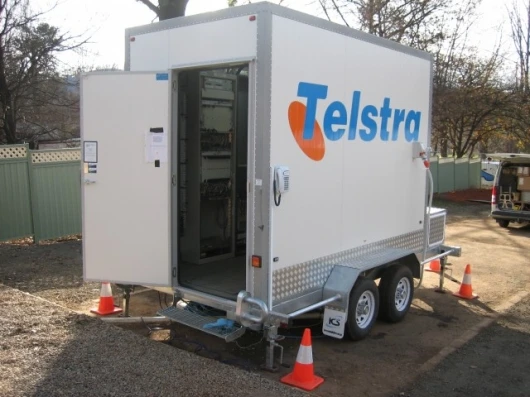 Australia's major telco, Telstra, has commissioned a Mobile Exchange on Wheels (MEOW) to help provide communications in wildfire and other disaster areas