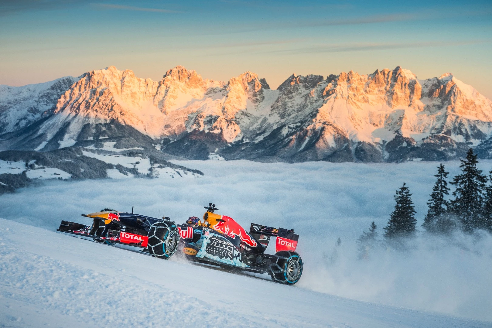 Red Bull RB7 on the snow