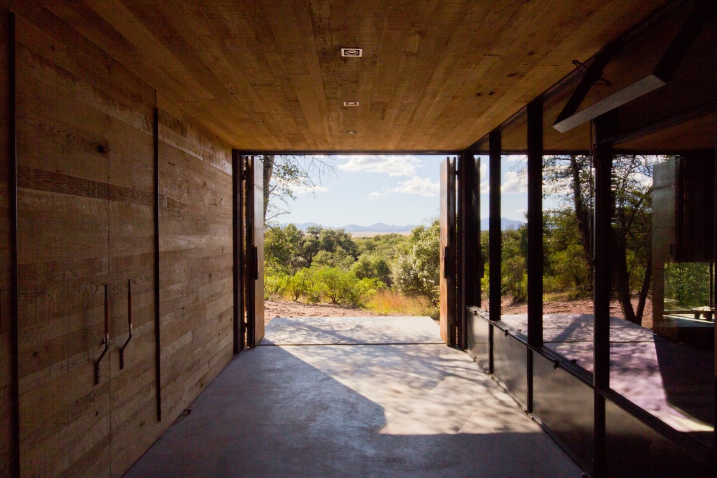 The center of the home is built around a zaguan – essentially a large corridor/living area