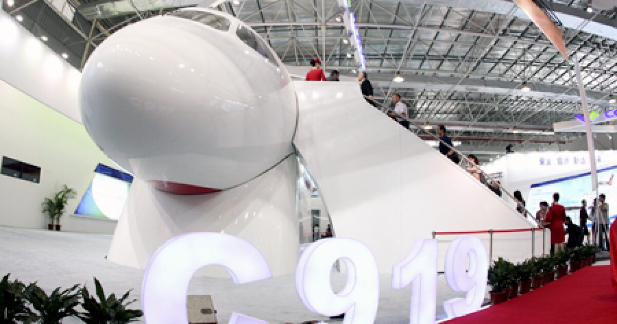 China’s first home-grown large passenger jet unveiled