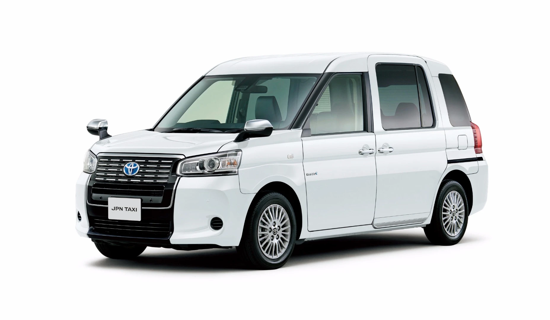Limousine white is another common color option for the JPN Taxi