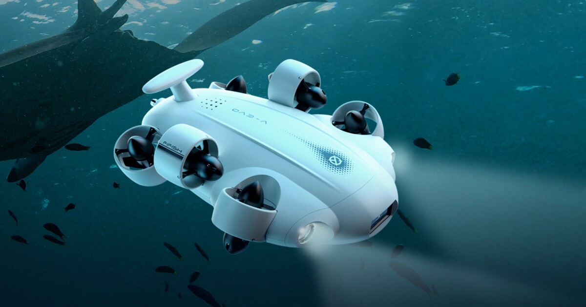 Fifish V-EVO underwater drone takes the tech to new depths Fifish V-EVO underwater drone takes the tech to new depths