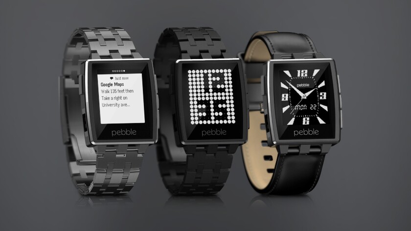 Pebble Steel is sold in two variations, Brushed Stainless and Black Matte