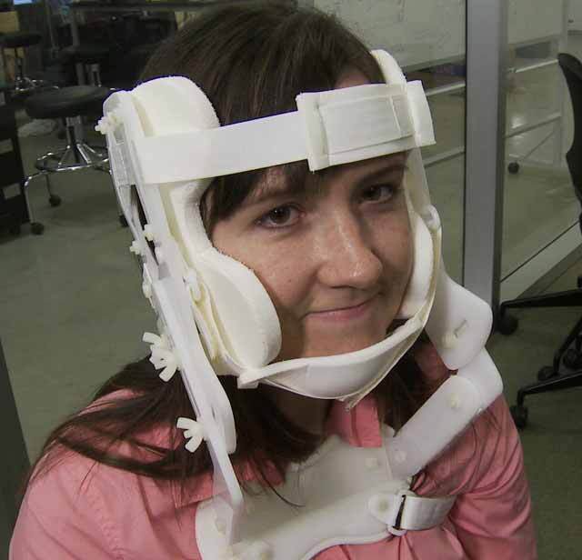 The HeadCase cervical collar prototype
