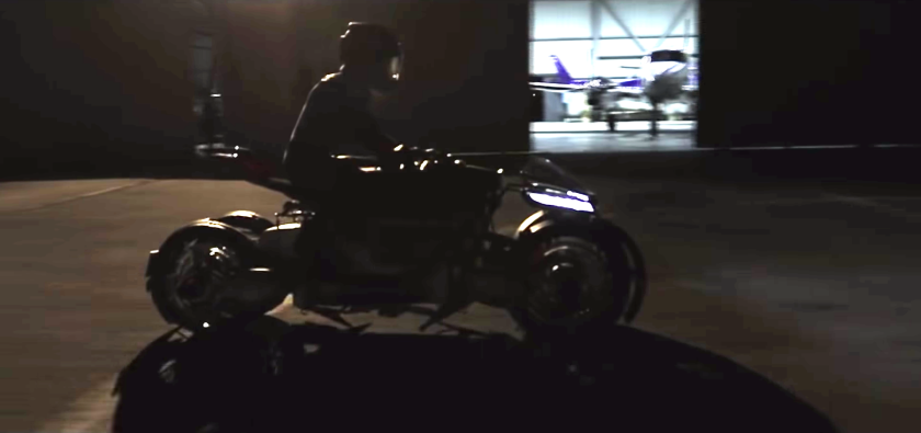 Lazareth "La Moto Volante" - appears to ride just fine in motorcycle form