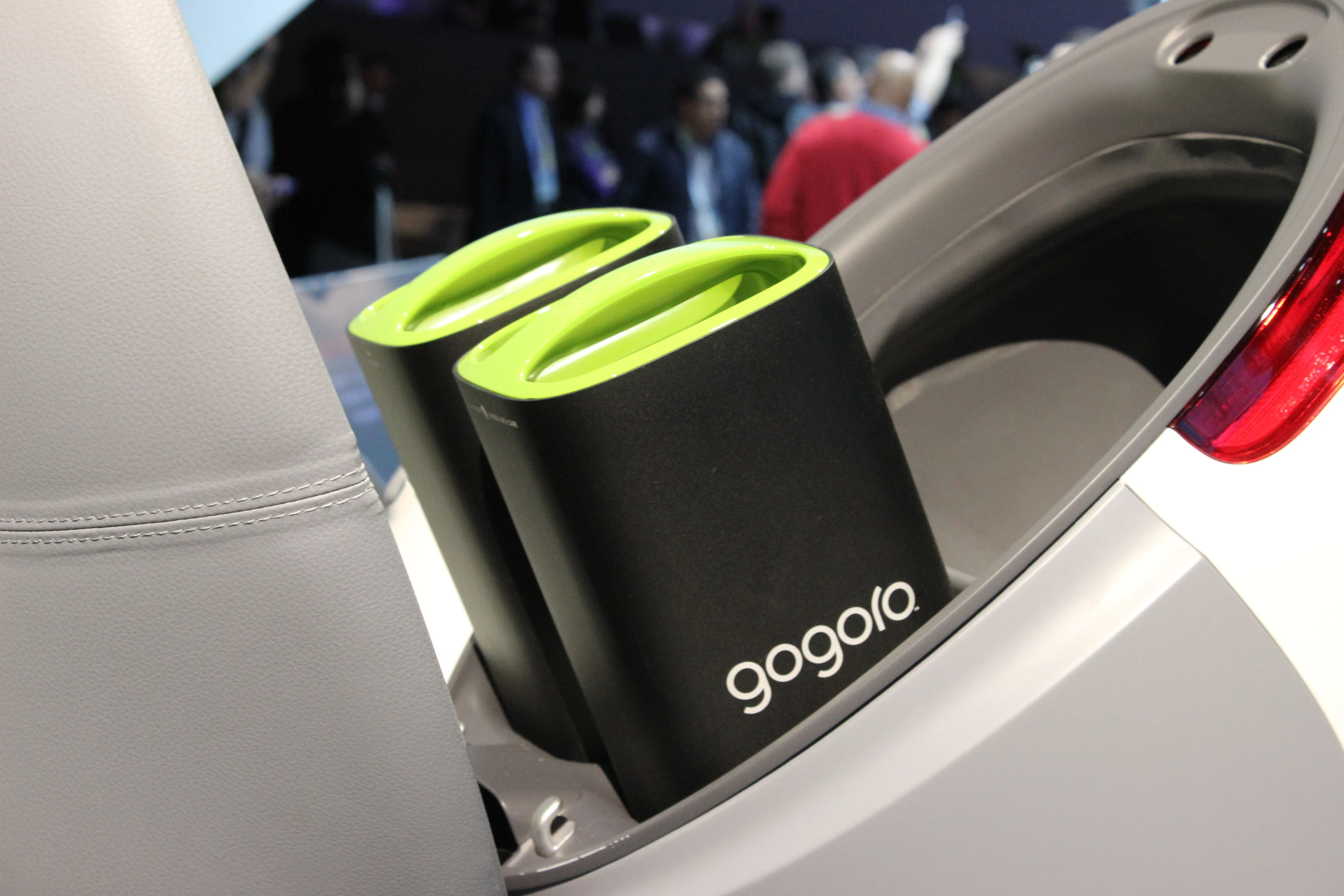 The Gogoro's battery uses Panasonic's 18650-size automotive-grade lithium-ion energy cells (Photo: Will Shanklin/Gizmag.com)