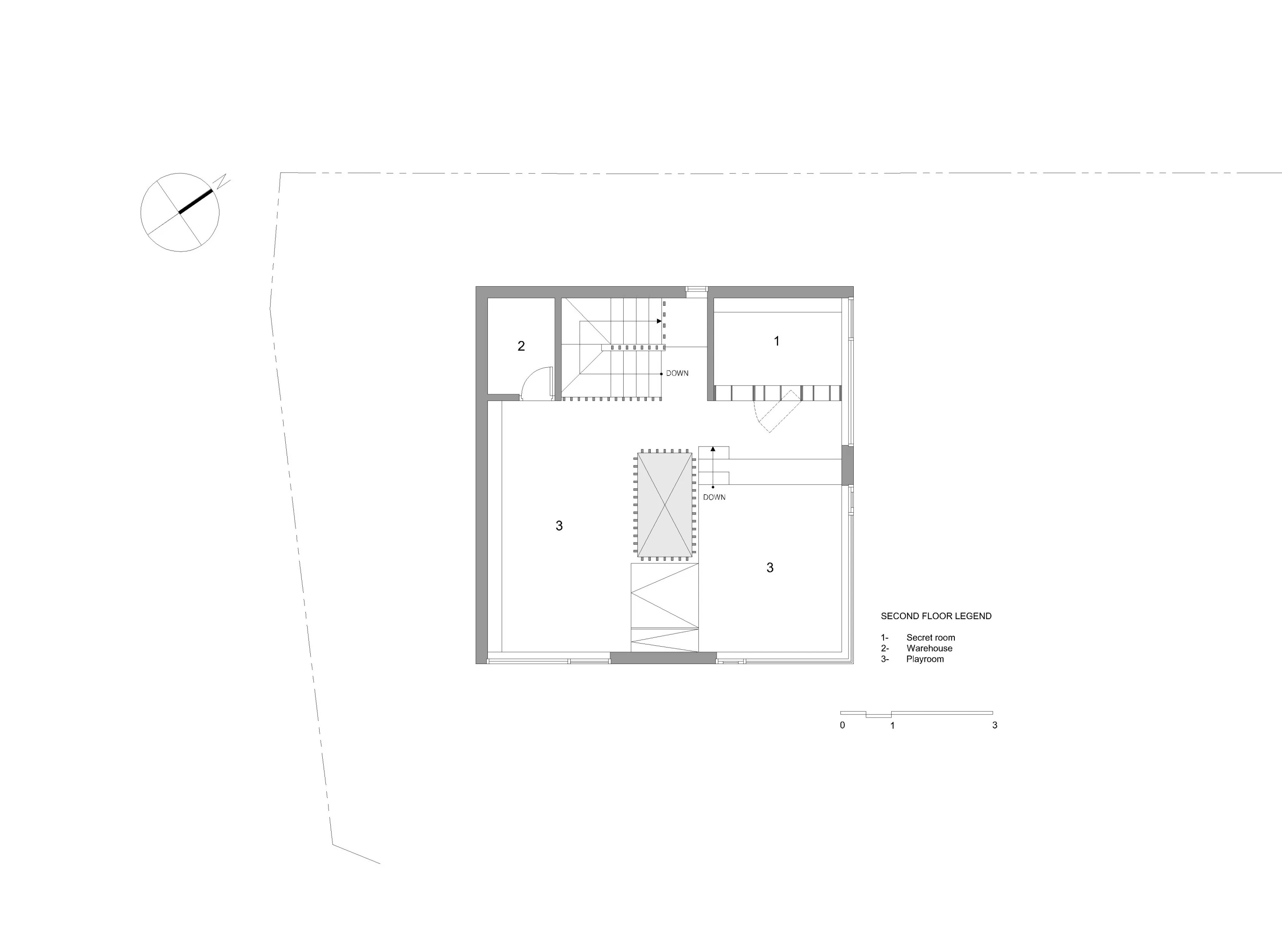 Architectural plans of the Starwars House (Image: Moon Hoon)