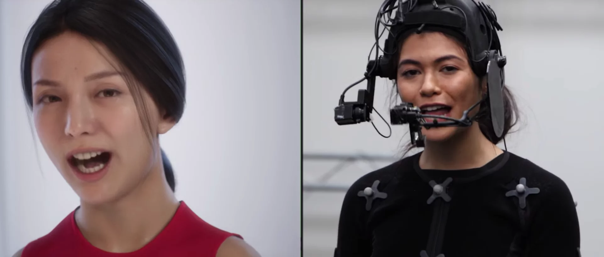 The Unreal Engine system allows for live, real-time rendering of complex digital avatars