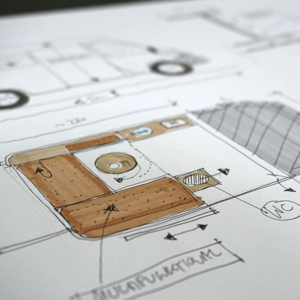Hilgers designed several 3D drawings and customized prototypes before coming up with the final functional interior