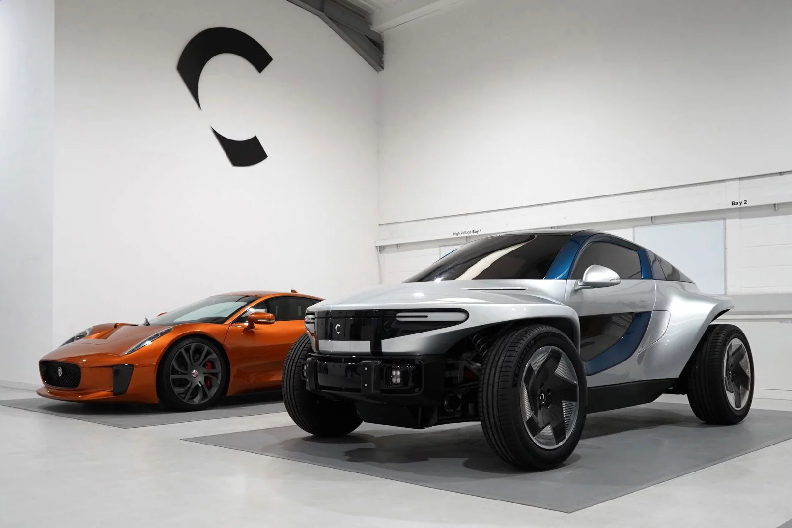 The Callum Skye sits next to the Callum C-X75