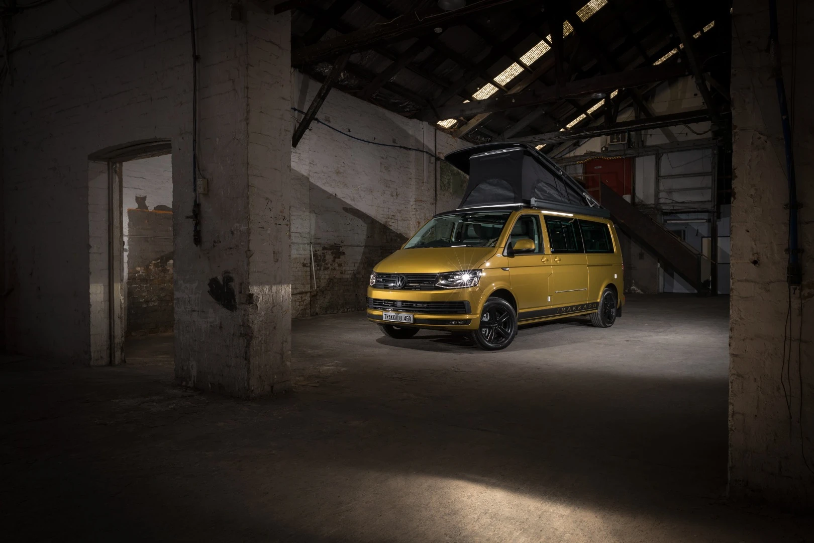 Based on a VW T6 Transporter, the 450 S includes features like LED headlights, a 201-hp bi-turbo diesel engine and 4Motion AWD