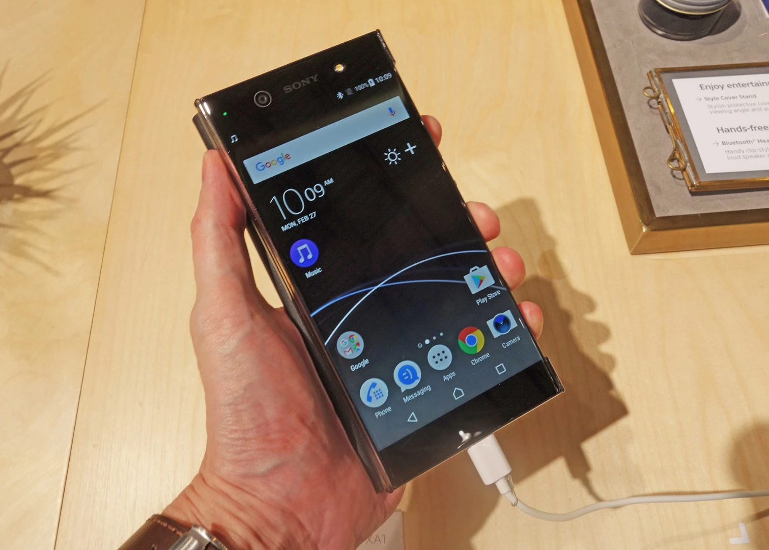 This is the XA1, one of two competent mid-rangers that Sony also launched in Barcelona