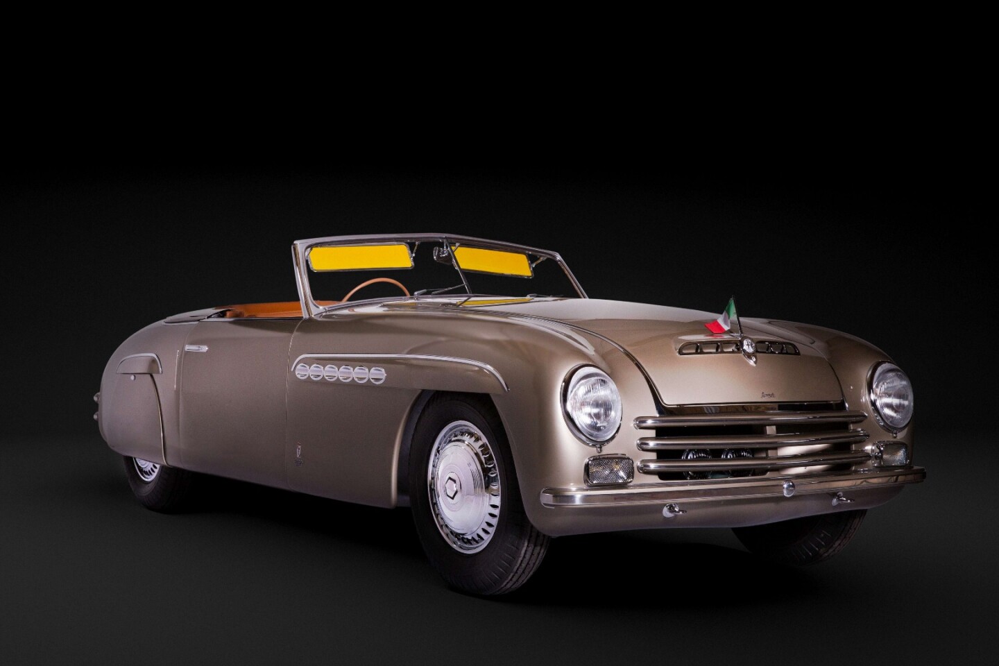 This 1942-46 Alfa Romeo 6C 2500 Pinin Farina Speziale has a great story behind it, with 14 having been built and delivered to Pinin Farina in 1942, but production was discontinued due to the war. Commissioned by Milanese socialite Giuliana Tortolli-Cuccioli, this car was created in 1946 and loaned to Pinin Farina by its owner, so he could make a tour of the first post-war automotive exhibitions including the Geneva Motor Show. Italian auto makers were excluded from the 1946 Salon de Paris for political reasons but this car was driven to Paris by Pinin Farina himself, and parked directly in front of the show's entrance, creating his own motor show alongside a Lancia Aprilia that had been driven to Paris by Sergio Farina. The story gets better because at a later date Pinin Fraina buys the car back to use as his own personal vehicle, then when he sells it, it is purchased by Britain's Austin Motor Company and used as the basis of the design of the Austin A90 Atlantic. There is so much more to this car's story, all of it in the auction description. No sale but a great yarn