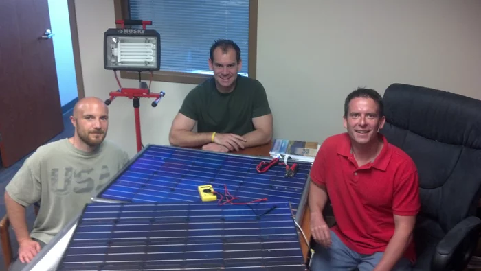 The Forty2 development team from Peppermint energy - Daren Davoux (left), Tom Brzica (center) and Brian Gramm (right)