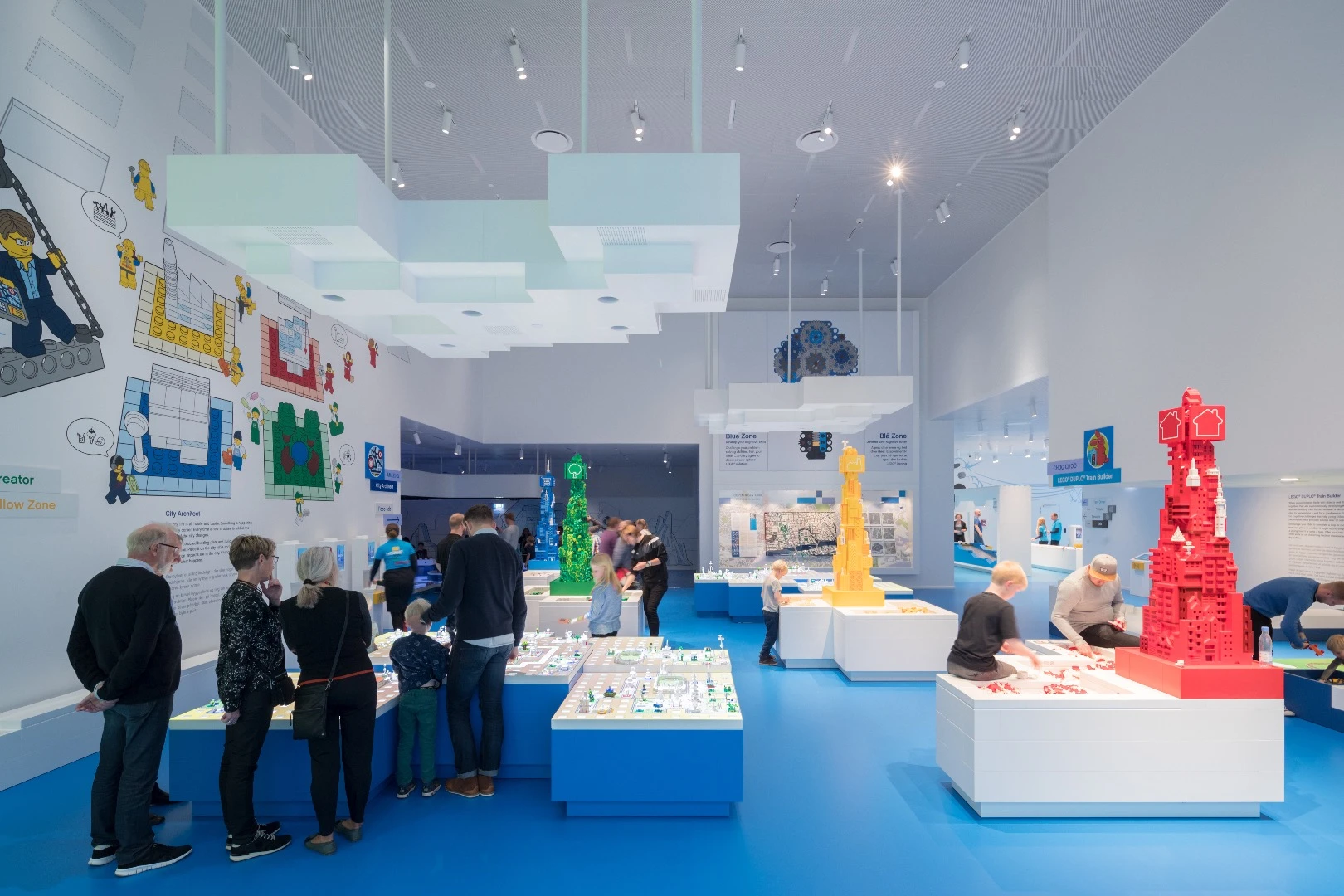 Another of the Lego House's play areas