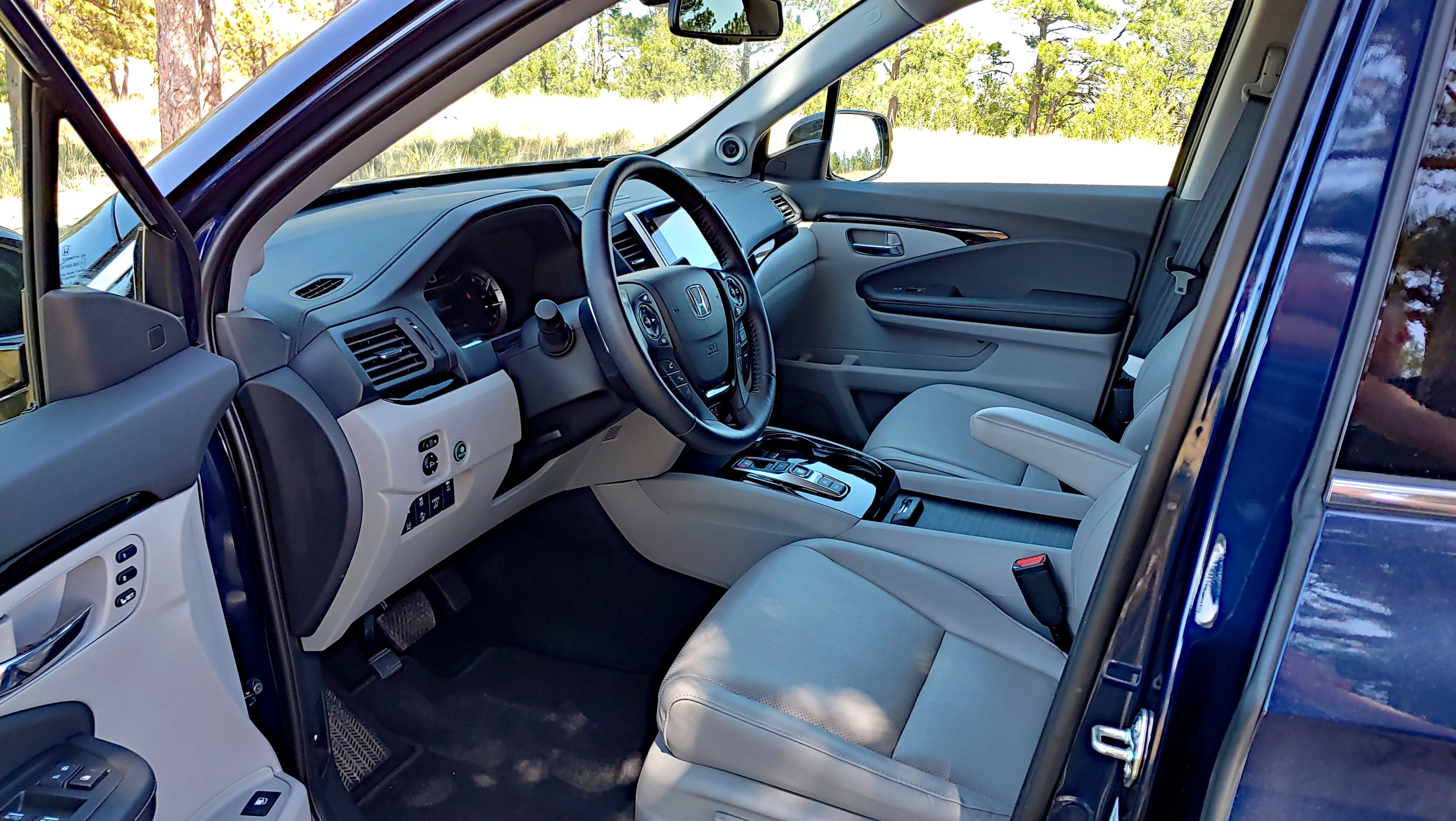 The interior of the 2020 Honda Ridgeline is much like the Honda Pilot: spacious, well-designed, and comfortable